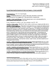 Instructions for FCC Form 481 Service Quality Improvement Reporting FCC Form 481 Data Collection Form, Page 19