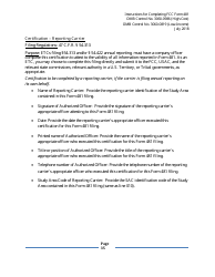 Instructions for FCC Form 481 Service Quality Improvement Reporting FCC Form 481 Data Collection Form, Page 35