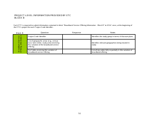 FCC Form 560 Low Income Broadband Pilot Program Reporting Form, Page 3