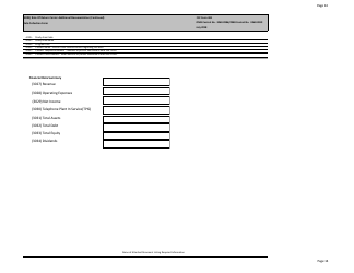 FCC Form 481 Carrier Annual Reporting - Data Collection Form, Page 14