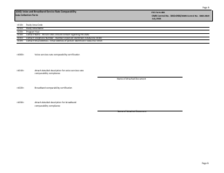 FCC Form 481 Carrier Annual Reporting - Data Collection Form, Page 8