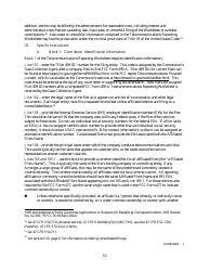 FCC Form 499-Q Telecommunications Reporting Worksheet - Quarterly Filing for Universal Service Contributors, Page 11