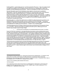 FCC Form 499-Q Telecommunications Reporting Worksheet - Quarterly Filing for Universal Service Contributors, Page 5
