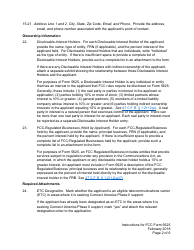 Instructions for FCC Form 5625 Connect America Phase II New York - Long-Form Application, Page 2