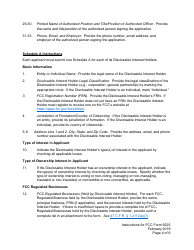 Instructions for FCC Form 5625 Connect America Phase II New York - Long-Form Application, Page 4