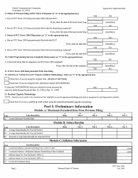 FCC Form 1240 Updating Maximum Permitted Rates for Regulated Cable Services, Page 2