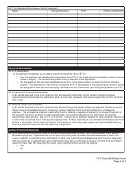FCC Form 5625 Connect America Phase II New York Long-Form Application - Main Form, Page 2