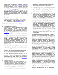 Instructions for FCC Form 2100 Application for Media Bureau Video Service Authorization, Page 4