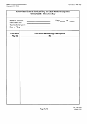 FCC Form 1235 Abbreviated Cost of Service Filing for Cable Network Upgrades, Page 20