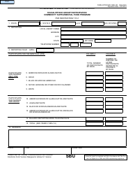 Form FNS-191 Racial/Ethnic Group Participation - Commodity Supplemental Food Program