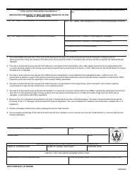 FSIS Form 9305-7 &quot;Certificate for Export of Beef and Beef Products to the Republic of Korea (Rok)&quot;