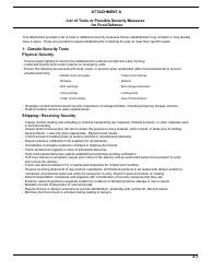 FSIS Form 5420-5 Food Defense Plan - Security Measures for Food Defense, Page 8