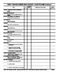 FSIS Form 4791-24 Safety and Health Inspection Checklist - Plant Facilities, Page 3