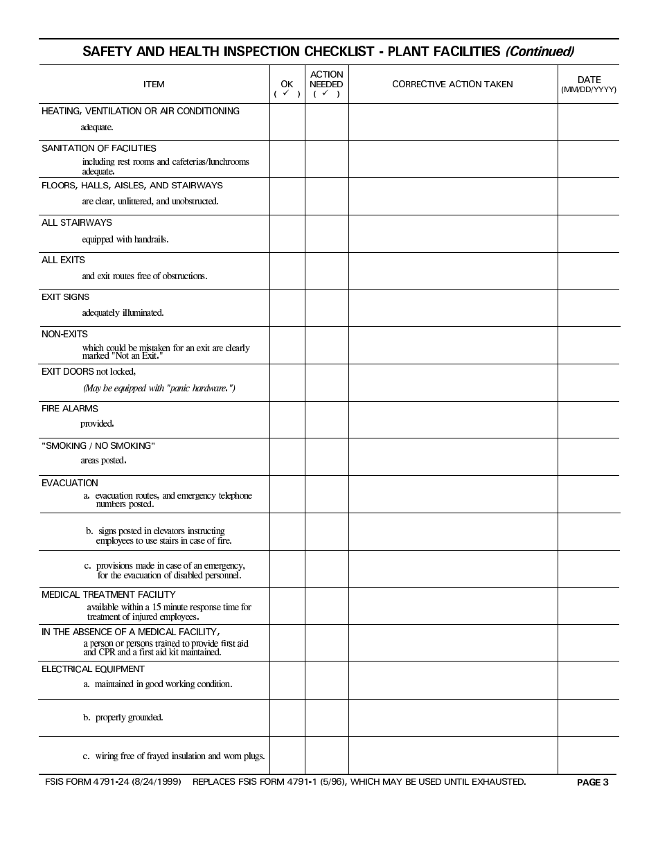 FSIS Form 4791-24 - Fill Out, Sign Online and Download Fillable PDF ...