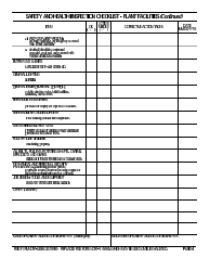 FSIS Form 4791-24 Safety and Health Inspection Checklist - Plant Facilities, Page 4