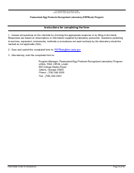 FSIS Form 10,000-10 Pasteurized Egg Product Recognized Laboratory (Peprlab) Program, Salmonella Laboratory Quality Assurance Program Checklist, Page 19