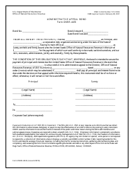 Document preview: Form ONRR-4435 Administrative Appeal Bond
