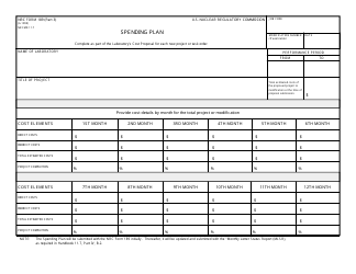 NRC Form 189 Doe Laboratory Project and Cost Proposal for NRC Work, Page 5