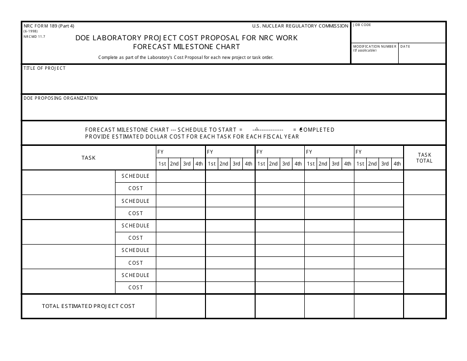 NRC Form 189 - Fill Out, Sign Online and Download Fillable PDF ...