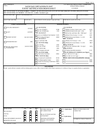Document preview: NRC Form 361c Gaseous Diffusion Plant Event Notification Worksheet