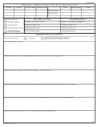 NRC Form 361c Gaseous Diffusion Plant Event Notification Worksheet, Page 2
