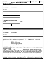 NRC Form 662 Award of Interagency Agreement, Page 2