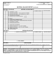 DOE/NRC Form 742 Material Balance Report, Page 2