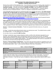 NRC Form 664 General Licensee Registration, Page 2