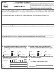 NRC Form 782 Complaint Form