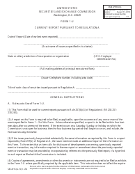 Document preview: SEC Form 2915 (1-U) Current Report Pursuant to Regulation a