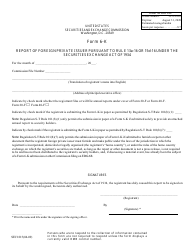 SEC Form 1815 (6-K) Report of Foreign Private Issuer Pursuant to Rule 13a-16 or 15d-16 Under the Securities Exchange Act of 1934