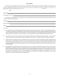 SEC Form 2292 (F-10) Registration Statement Under the Securities Act of 1933, Page 11