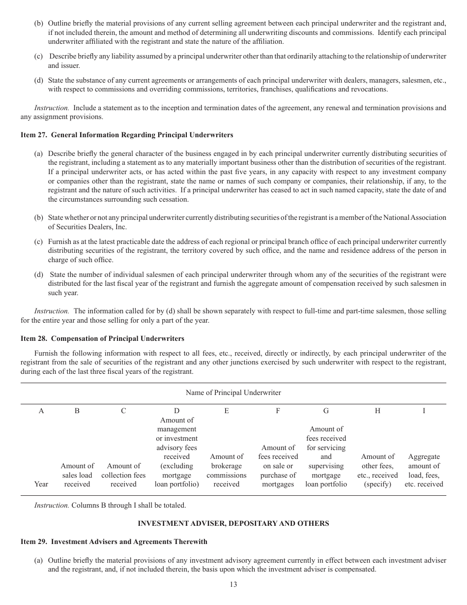 SEC Form 1285 (N-8B-4) Registration Statement of Face-Amount Certificate Companies, Page 13