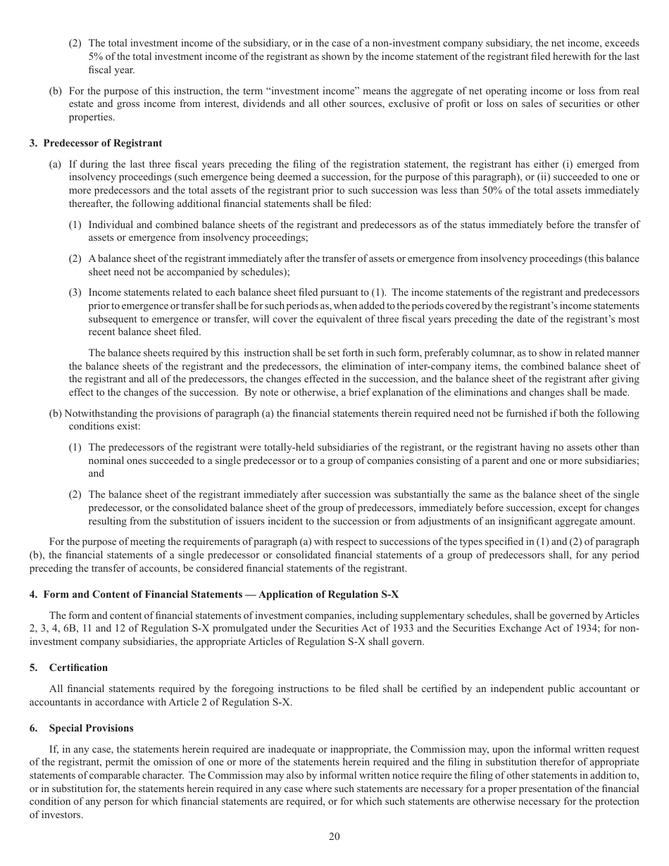 SEC Form 1285 (N-8B-4) Registration Statement of Face-Amount Certificate Companies, Page 20