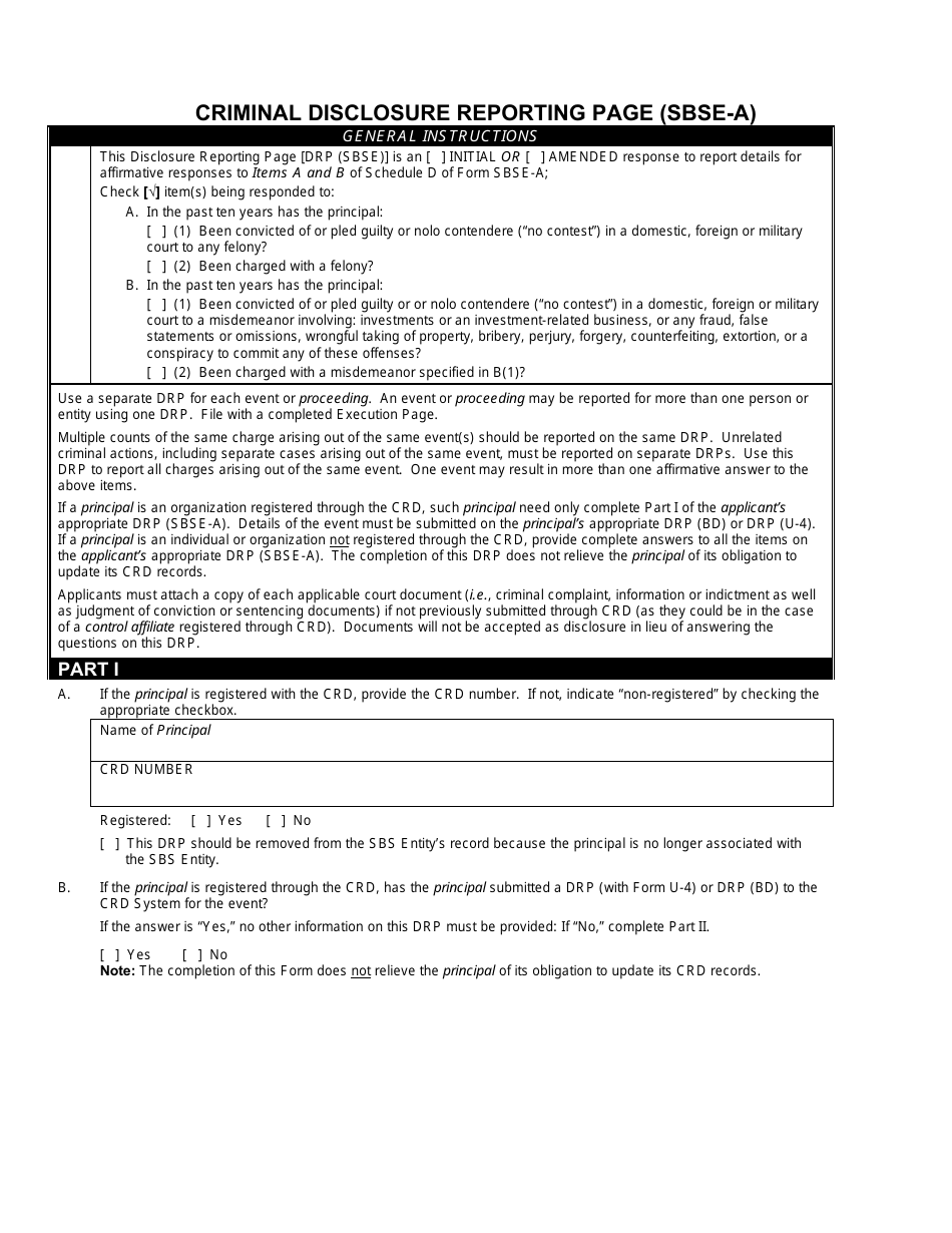 SEC Form 2925 (SBSE-A) Application for Registration of Security-Based Swap Dealers and Major Security-Based Swap Participants That Are Registered or Registering With the Commodity Futures Trading Commission as a Swap Dealer or Major Swap Participant, Page 14