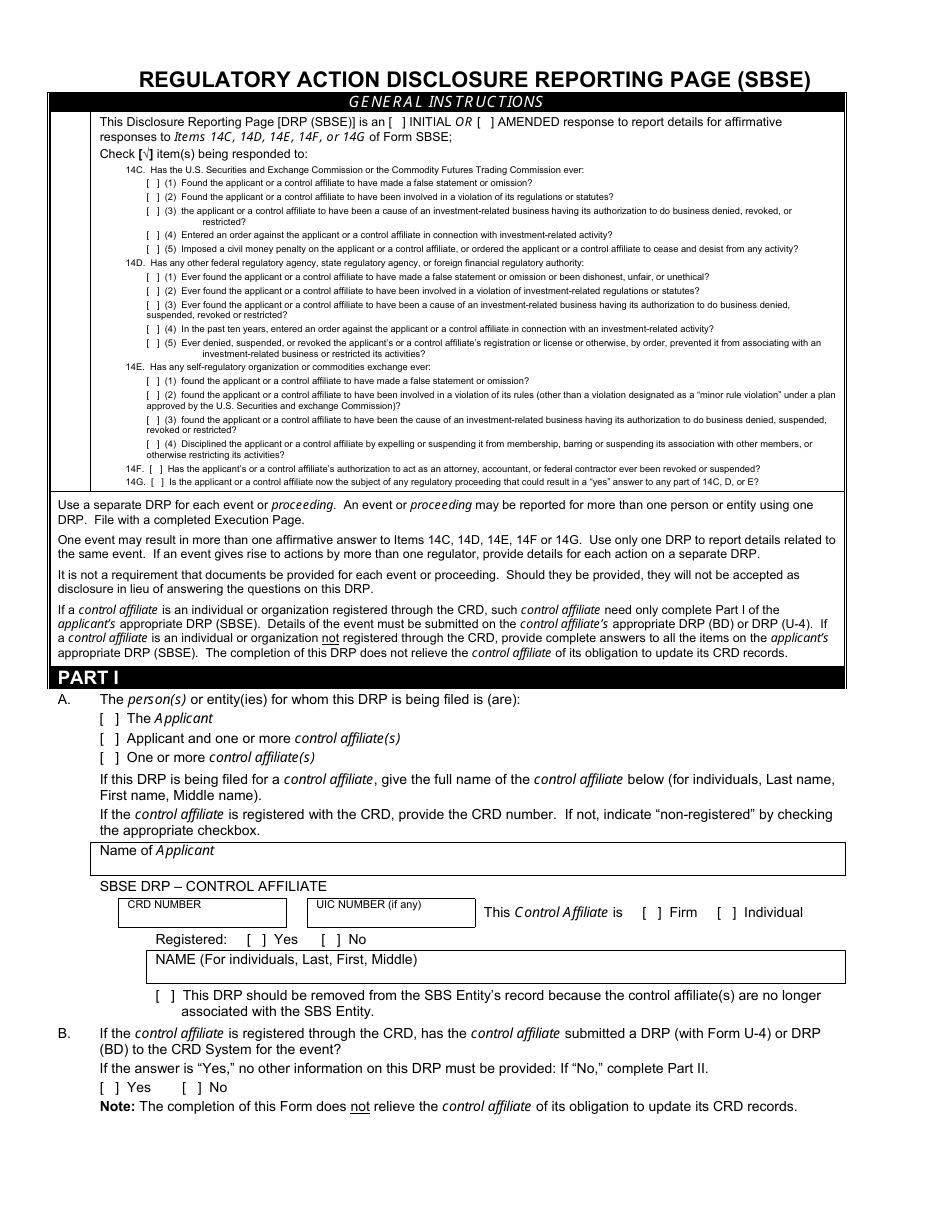 SEC Form 2924 (SBSE) Download Fillable PDF or Fill Online Uniform