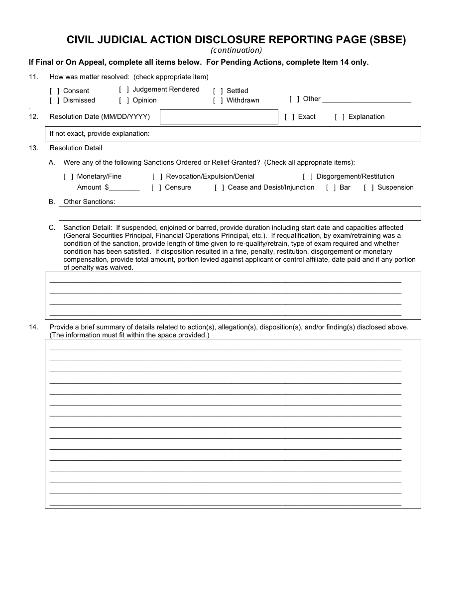 SEC Form 2924 (SBSE) Uniform Application for Security-Based Swap Dealer and Major Security-Based Swap Participant Registration, Page 25