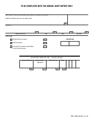 SEC Form 1696 (X-17A-5) Part IIA Focus Report, Page 2