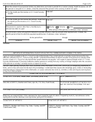 Form SSA-308 Modified Benefit Formula Questionnaire - Foreign Pension, Page 2