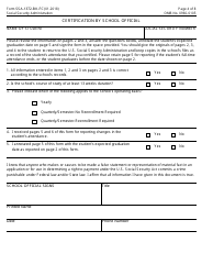 Form SSA-1372-BK-FC Advance Notice of Termination of Child&#039;s Benefits, Page 4