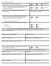 Form SSA-3881-bk Questionnaire for Children Claiming Ssi Benefits, Page 2