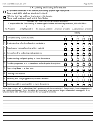 Form SSA-5665-bk Teacher Questionnaire, Page 4