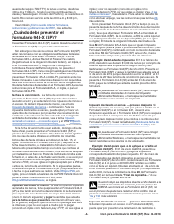 Instrucciones para IRS Formulario 944-X (SP) Ajuste a La Declaracion Federal Anual Del Empleador O Reclamacion De Reembolso (Spanish), Page 4