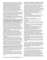 Instrucciones para IRS Formulario 2848(SP) Poder Legal Y Declaracion Del Representante (Spanish), Page 5