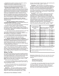 Instructions for IRS Form 2290 Heavy Highway Vehicle Use Tax Return, Page 5