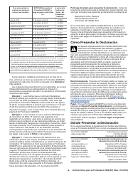 Instrucciones para IRS Formulario 2290(SP) Declaracion Del Impuesto Sobre El Uso De Vehiculos Pesados En Las Carreteras (Spanish), Page 6