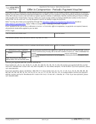 Document preview: IRS Form 656-ppv Offer in Compromise - Periodic Payment Voucher