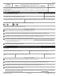 IRS Form 656-L Offer in Compromise (Doubt as to Liability), Page 5