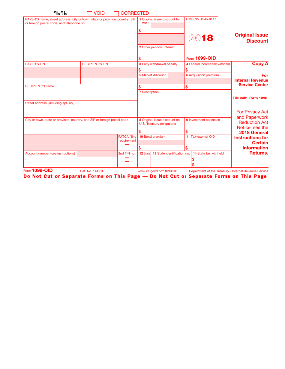 IRS Form 1099-OID Original Issue Discount, Page 2