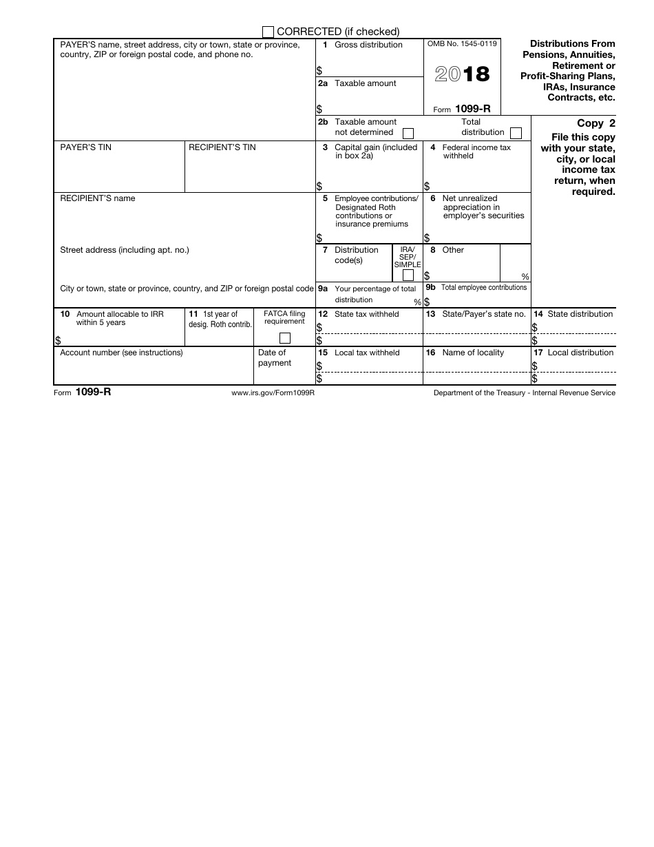 IRS Form 1099-R Distributions From Pensions, Annuities, Retirement or Profit-Sharing Plans, IRAs, Insurance Contracts, Etc., Page 8